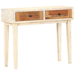ZNTS Console Table 90x30x75 cm Solid Reclaimed Wood 286543