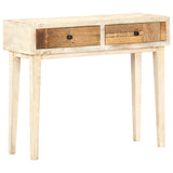 ZNTS Console Table 90x30x75 cm Solid Reclaimed Wood 286543