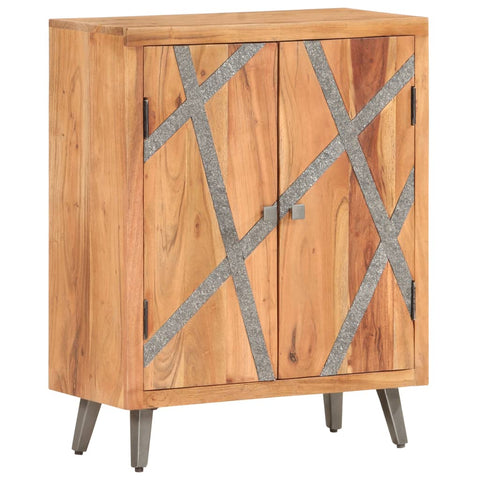 ZNTS Sideboard 60x30x75 cm Solid Acacia Wood 286544