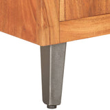 ZNTS Bedside Cabinet 40x30x50 cm Solid Acacia Wood 286546