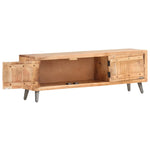 ZNTS TV Cabinet 120x30x40 cm Solid Acacia Wood 286547