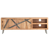 ZNTS TV Cabinet 120x30x40 cm Solid Acacia Wood 286547