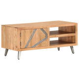 ZNTS Coffee Table 90x45x40 cm Solid Acacia Wood 286548