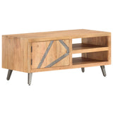 ZNTS Coffee Table 90x45x40 cm Solid Acacia Wood 286548
