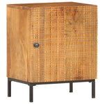 ZNTS Bedside Cabinet 40x30x50 cm Solid Mango Wood 286556