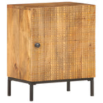 ZNTS Bedside Cabinet 40x30x50 cm Solid Mango Wood 286556