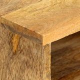 ZNTS TV Cabinet 110x36x50 cm Solid Mango Wood 285824