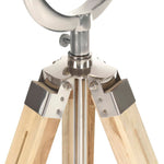 ZNTS Tripod Floor Lamp Solid Mango Wood 131 cm 286114