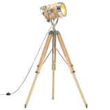 ZNTS Tripod Floor Lamp Solid Mango Wood 131 cm 286114