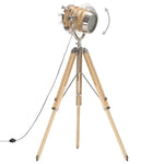 ZNTS Tripod Floor Lamp Solid Mango Wood 131 cm 286114