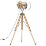 ZNTS Tripod Floor Lamp Solid Mango Wood 131 cm 286114
