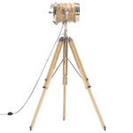 ZNTS Tripod Floor Lamp Solid Mango Wood 131 cm 286114
