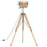ZNTS Tripod Floor Lamp Solid Mango Wood 131 cm 286114