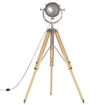 ZNTS Tripod Floor Lamp Solid Mango Wood 131 cm 286114