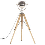 ZNTS Tripod Floor Lamp Solid Mango Wood 131 cm 286114