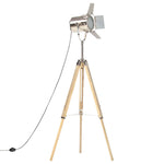 ZNTS Tripod Floor Lamp Solid Mango Wood 140 cm 286116