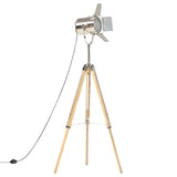 ZNTS Tripod Floor Lamp Solid Mango Wood 140 cm 286116