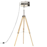 ZNTS Tripod Floor Lamp Solid Mango Wood 140 cm 286116