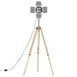 ZNTS Tripod Floor Lamp Solid Mango Wood 140 cm 286116