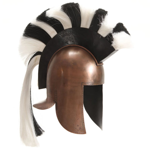 ZNTS Greek Warrior Helmet Antique Replica LARP Copper Steel 286231