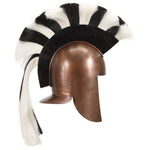 ZNTS Greek Warrior Helmet Antique Replica LARP Copper Steel 286231