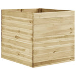 ZNTS Garden Raised Bed 100x100x97 cm Impregnated Pinewood 49184