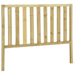 ZNTS Garden Fence with 2 Posts Impregnated Pinewood 182x150 cm 49203