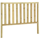 ZNTS Garden Fence with 2 Posts Impregnated Pinewood 182x150 cm 49203