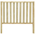 ZNTS Garden Fence with 2 Posts Impregnated Pinewood 182x170 cm 49204