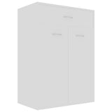 ZNTS Shoe Cabinet White 60x35x84 cm Engineered Wood 801071
