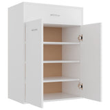 ZNTS Shoe Cabinet White 60x35x84 cm Engineered Wood 801071