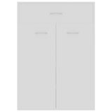 ZNTS Shoe Cabinet White 60x35x84 cm Engineered Wood 801071