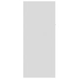 ZNTS Shoe Cabinet White 60x35x84 cm Engineered Wood 801071