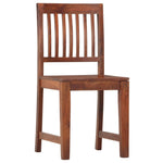 ZNTS Dining Chairs 4 pcs Solid Mango Wood 286252