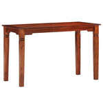 ZNTS Dining Table 120x60x76 cm Solid Acacia Wood 286256