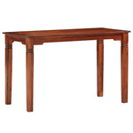 ZNTS Dining Table 120x60x76 cm Solid Acacia Wood 286256