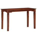 ZNTS Dining Table 120x60x76 cm Solid Acacia Wood 286256