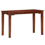 ZNTS Dining Table 120x60x76 cm Solid Acacia Wood 286256