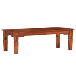 ZNTS Coffee Table 110x50x35 cm Solid Acacia Wood 286258