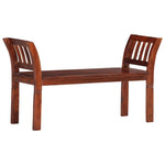 ZNTS Bench 111 cm Solid Acacia Wood 286264