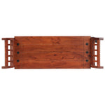 ZNTS Bench 111 cm Solid Acacia Wood 286264
