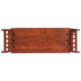 ZNTS Bench 111 cm Solid Acacia Wood 286264