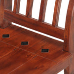 ZNTS Bench 111 cm Solid Acacia Wood 286264