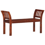 ZNTS Bench 111 cm Solid Acacia Wood 286264