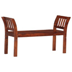 ZNTS Bench 111 cm Solid Acacia Wood 286264