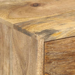 ZNTS Bedside Cabinet 36x30x60 cm Solid Mango Wood 286123