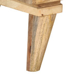 ZNTS Bedside Cabinet 36x30x60 cm Solid Mango Wood 286123