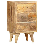 ZNTS Bedside Cabinet 36x30x60 cm Solid Mango Wood 286123