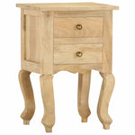 ZNTS Bedside Cabinet 40x35x60 cm Solid Mango Wood 286141