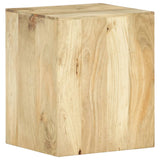 ZNTS Nesting Tables 2 pcs Solid Mango Wood 286142